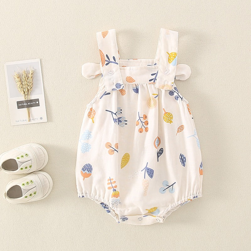 Summer Thin Suits Sling Princess Baby Girl's Romper