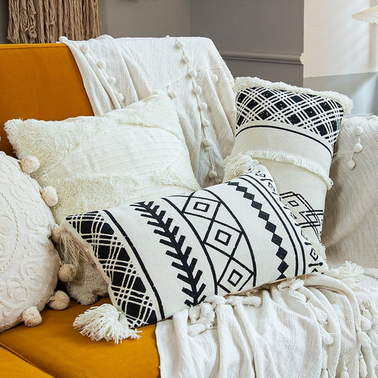Nordic Style Rectangle Living Room Sofa Cushion - Harmony Gallery