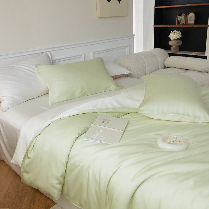 Light Luxury Lenzing Tencel Four-Piece Summer Silk Bed Set - Harmony Gallery