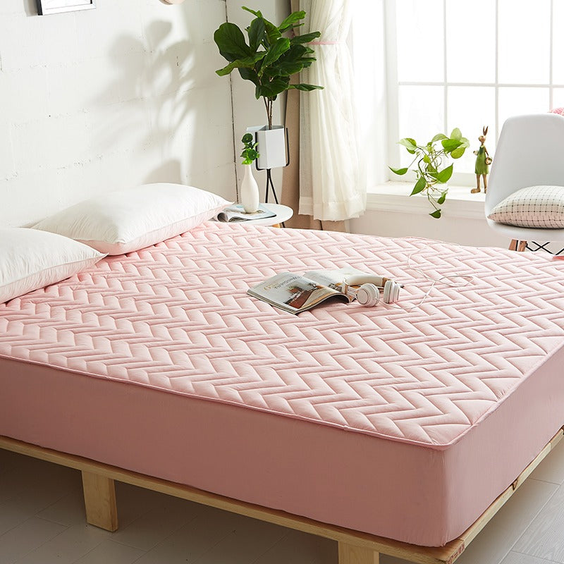 Cotton One-Piece Dustproof Simmons Non-Slip Bed Sheet - Harmony Gallery