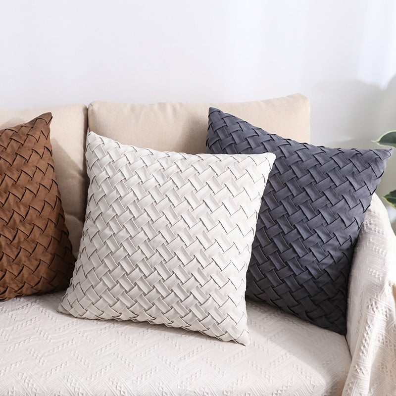 Simple Modern Suede Living Room & Bedroom Sofa Cushion - Harmony Gallery