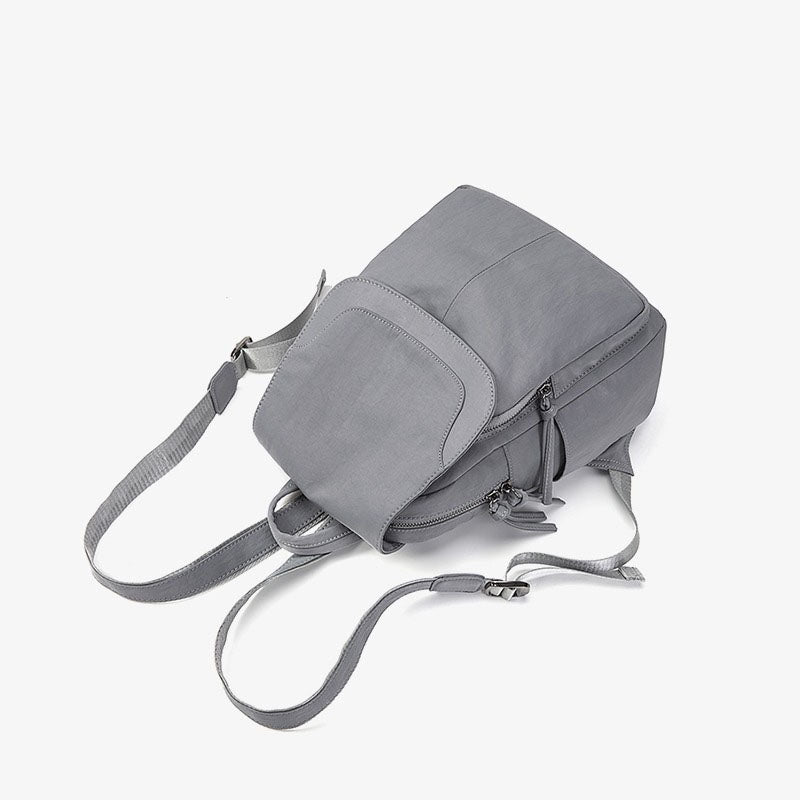 Soft Leather Simple Lightweight Large Women's Backpack - Harmony Gallery