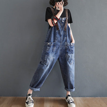 Casual Crotch Thick Harem Women's Overall