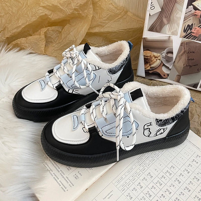 Klein Cotton Winter Fashion Casual Women's Shoes - Harmony Gallery