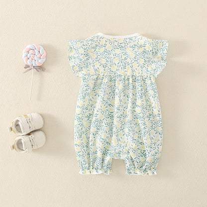 Summer Newborn Cotton Jumpsuit Baby Girl's Romper