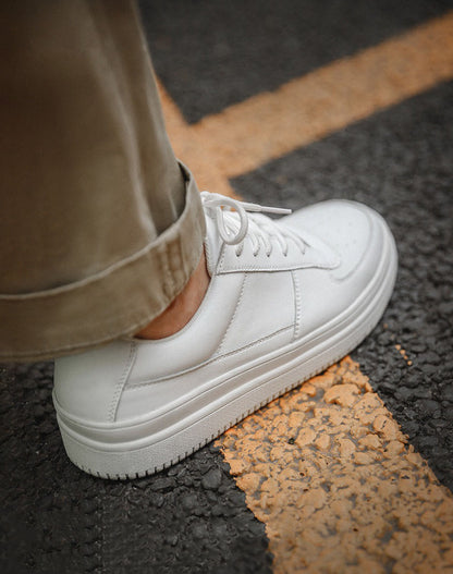 Super Hot White Breathable Air Force Men's Casual Shoes - Harmony Gallery