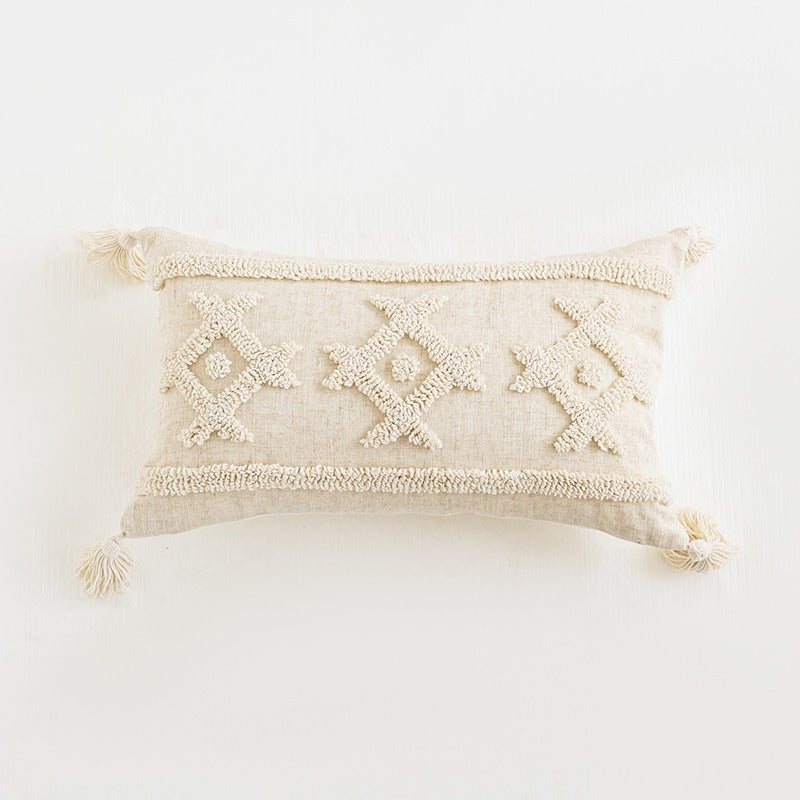 Bohemian Handmade Tassel Embroidery Living Room Cushion
