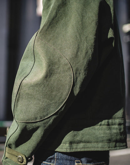 Vintage Swedish Retro Hunting Army Green Men's Coat