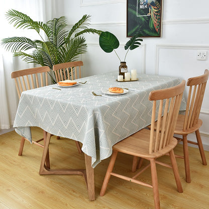 Cotton Linen Fresh Nordic Rectangular Coffee Tablecloths