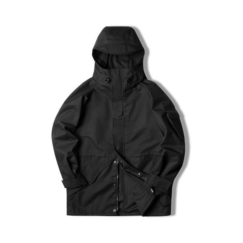 Tooling American Casual Outdoor Sports Hooded Men's Coat