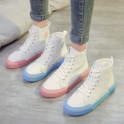 High-top Canvas All-Match Casual Board Women's Shoes