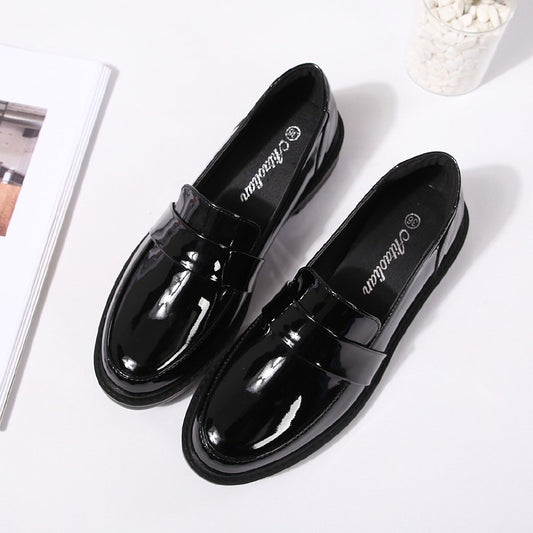 British Style All-Match Leather Formal Women's Loafer