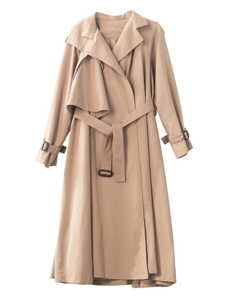 Hepburn British Style Loose Windbreaker Women's Jacket