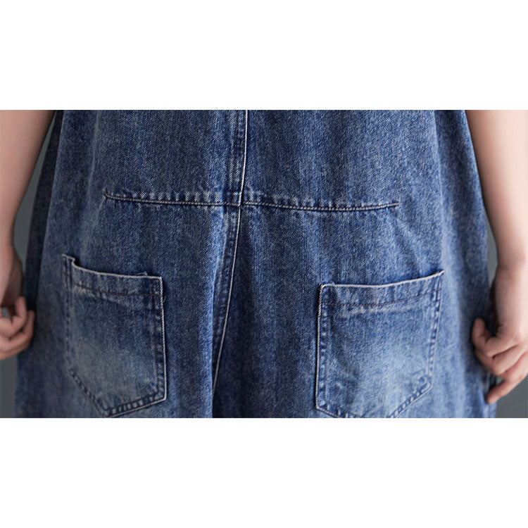Casual Crotch Thick Harem Women's Overall - Harmony Gallery