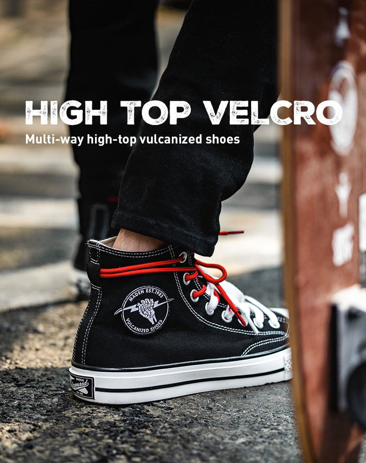 Corduroy High-Top All-Match Casual Men's Canvas Shoes