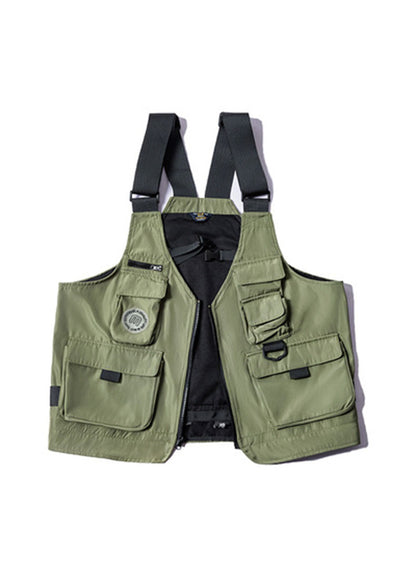Tooling American Retro Tactical Vest Dual-Use Men's Waistcoat Bag