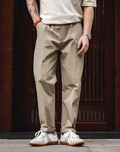 American Retro Straight Casual Tapered Men's Trousers