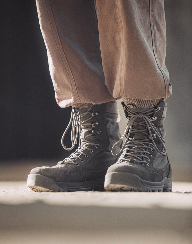 Desert Leather High-Top Outdoor Work Men's Tactical Boot