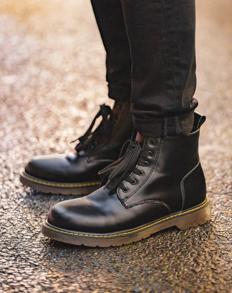 Mid-Cut Tooling All-Match British Style Unisex Martin Boot