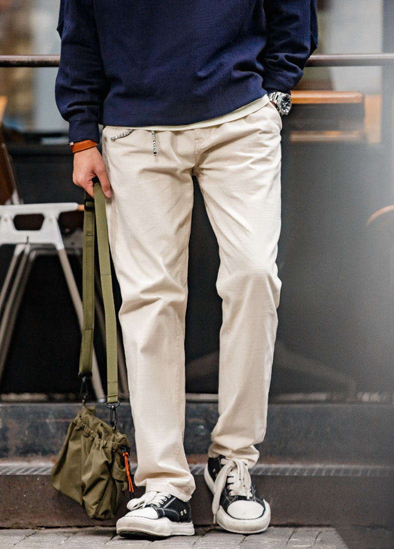 Men's Casual Cotton Cargo Pants Chic Multi Pocket Pants - Temu