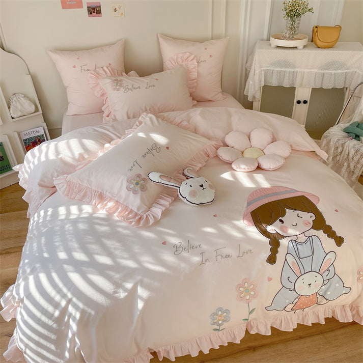 Personalized Beautiful Girls Quilt Bed Sets - Gift Idea For Besties - IWJMRF main image 1