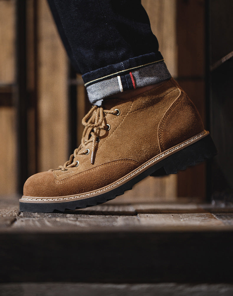 Low-Cut Short-Face Casual Men's Monkey Boot Low-Cut Short-Face Casual Men's Monkey Boot