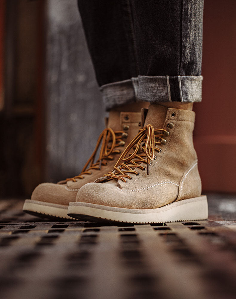 American Retro Winter Desert Suede Logging Men's Work Boot