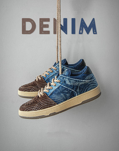 Denim Breathable All Match Men's Casual Shoes