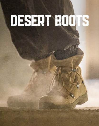 American Retro Casual Desert Outdoor Hiking Men's Boot - Harmony Gallery