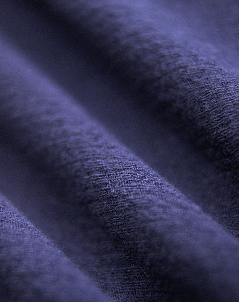 Retro Texture Polo Silhouette Loose Cotton Lapel Men's Sweater - Harmony Gallery