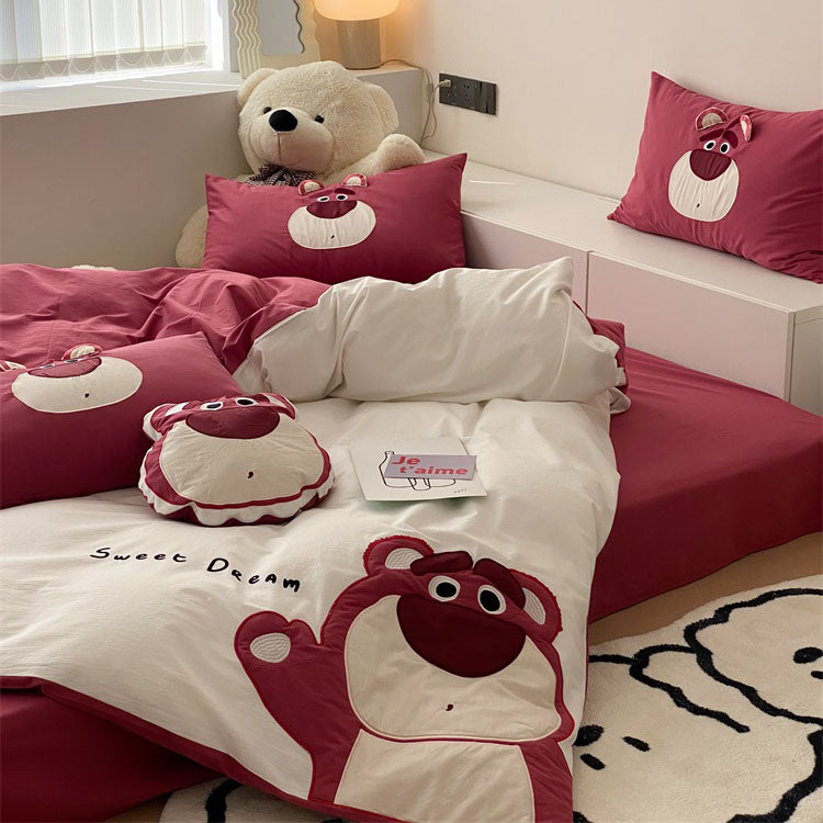 Cartoon bed clearance sheets for adults