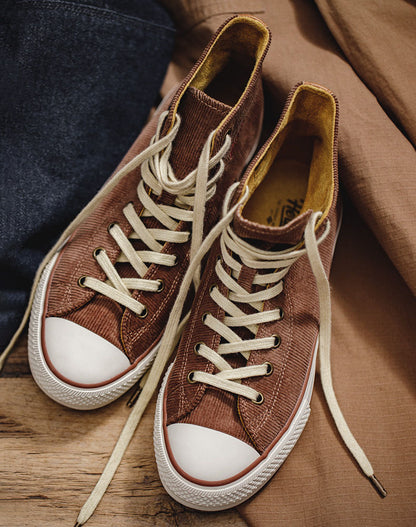 Corduroy High-Top All-Match Casual Men's Canvas Shoes