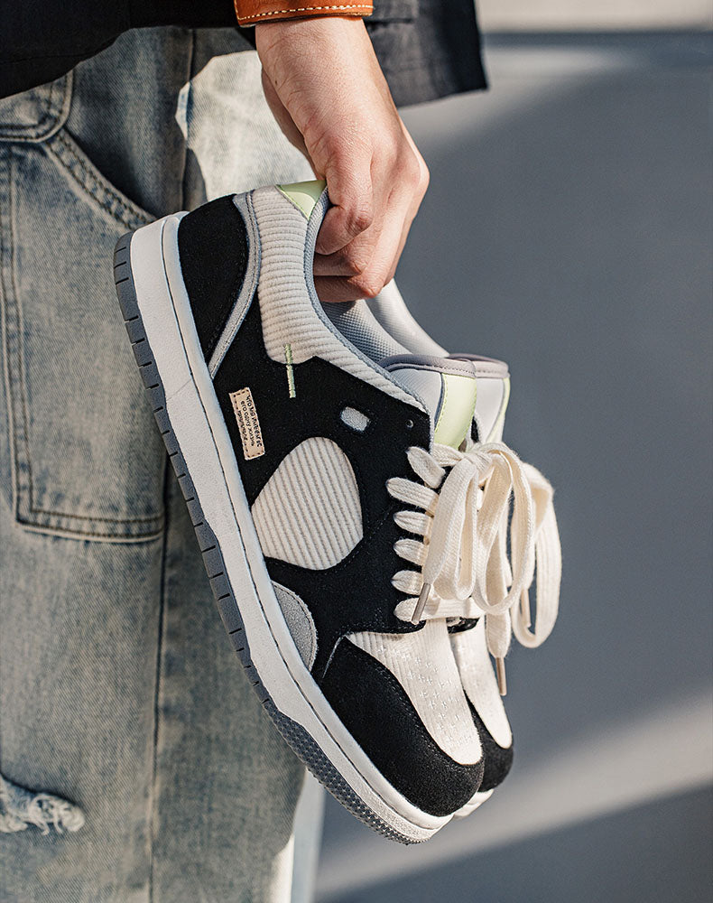 Deconstructed Panda Black And White Sports Unisex Casual Shoes - Harmony Gallery