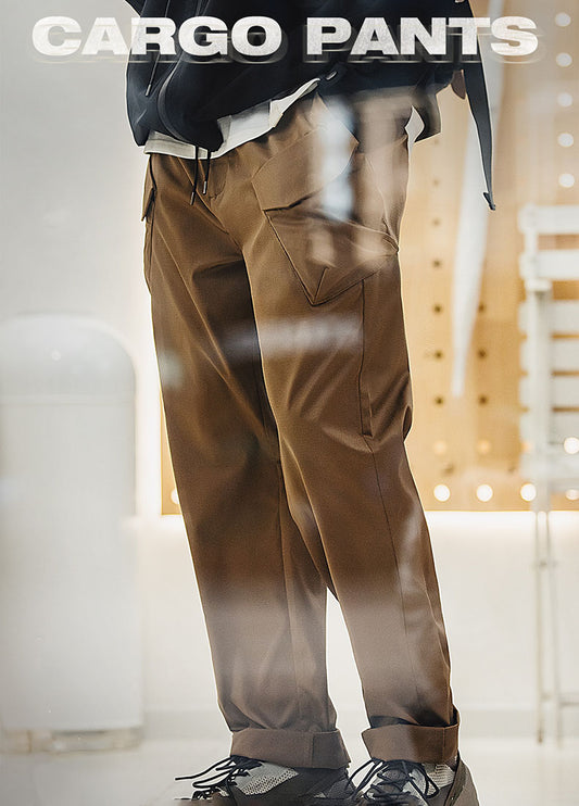 Retro Casual Three-Dimensional Design Sense Men's Trousers