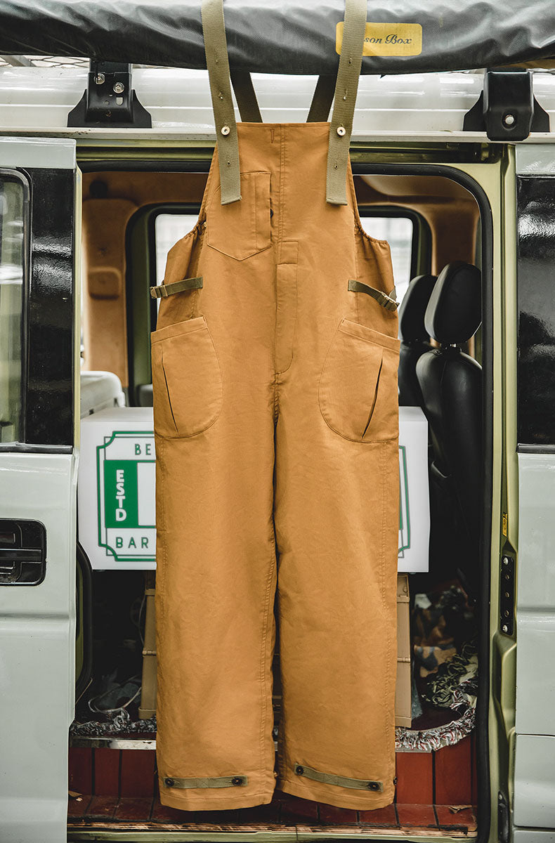 American Loose Straight Bib Casual One-Piece Long Men's Overalls