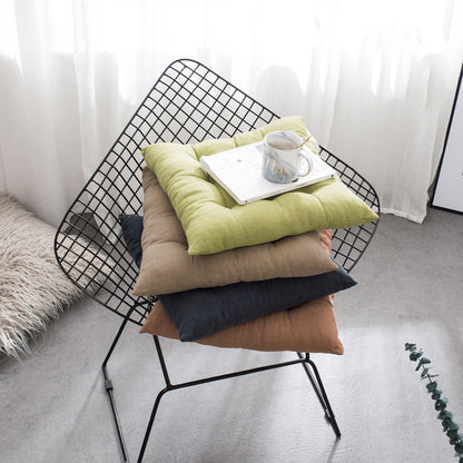 Four Seasons Cotton Sedentary Office Chair Futon Cushion - Harmony Gallery