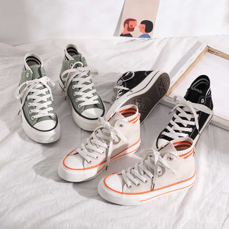 High-Top Canvas All-Match Retro Women's Shoes