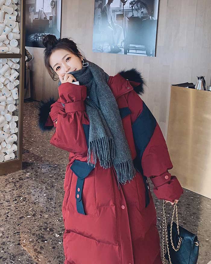 Mid-Length Quilted Padded Puffer Winter Women's Coat